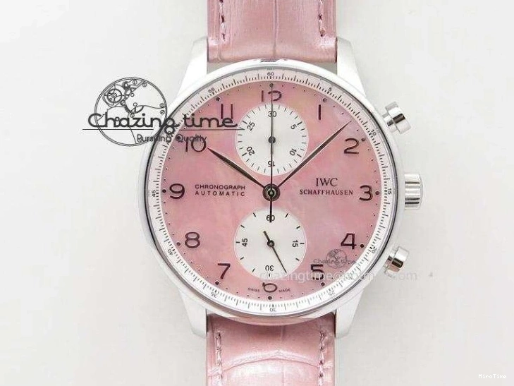 MIROTIME 0327 Portuguese Real PR IW500112 ZF 1:1 Laureus Edition On Black Leather Strap A Flexible 7369